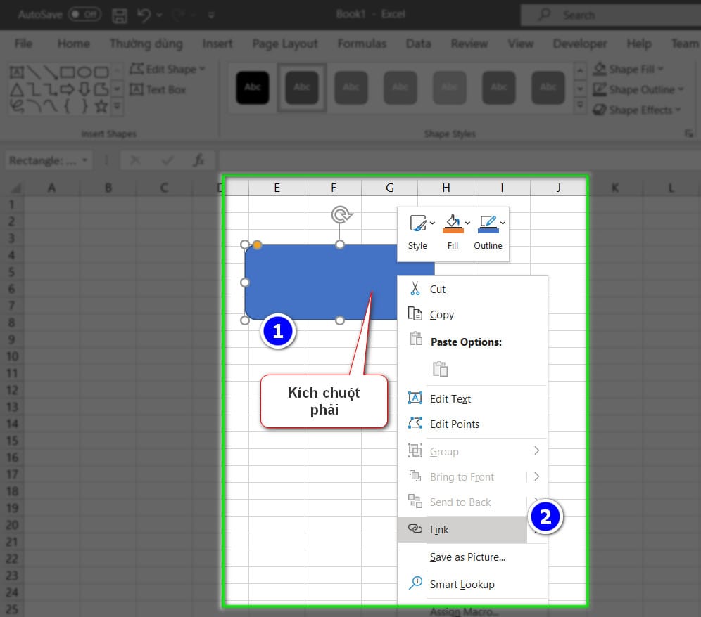 Hướng dẫn cách tạo Button trong Excel - 8