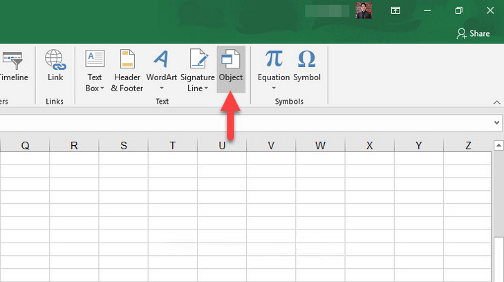 Chèn file PDF vào bảng tính Excel - 3