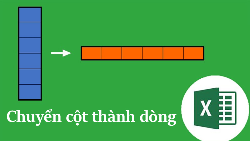 Cách chuyển cột thành dòng - dòng thành cột trong Excel - 1