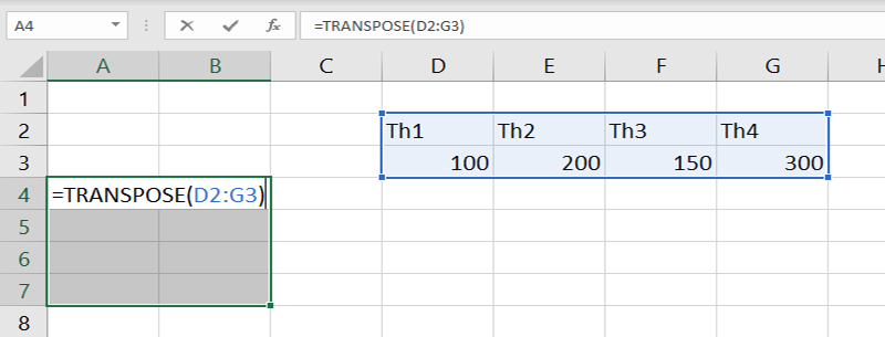 Cách chuyển cột thành dòng - dòng thành cột trong Excel - 16