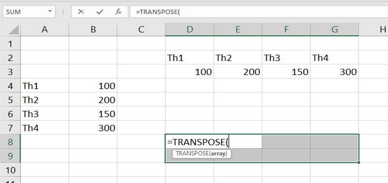 Cách chuyển cột thành dòng - dòng thành cột trong Excel - 19