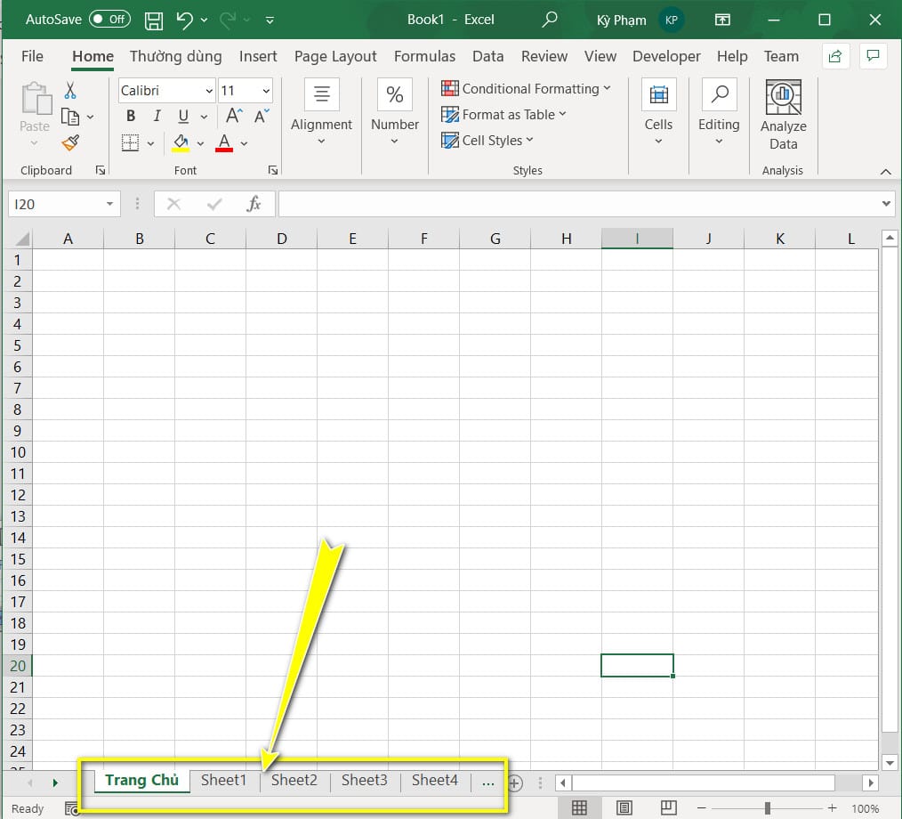 Hướng dẫn c&aacute;ch tạo Button trong Excel - 6