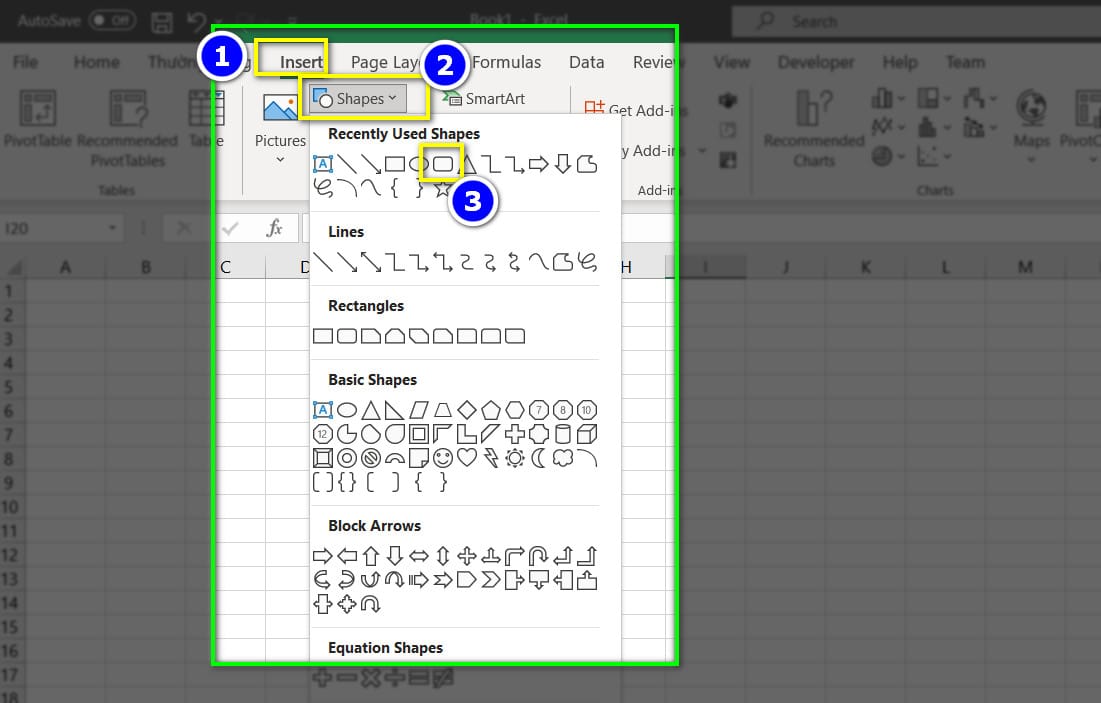 Hướng dẫn c&aacute;ch tạo Button trong Excel - 7