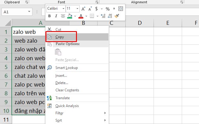 C&aacute;ch chuyển cột th&agrave;nh d&ograve;ng - d&ograve;ng th&agrave;nh cột trong Excel - 10