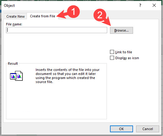 Hướng dẫn c&aacute;ch đ&iacute;nh k&egrave;m file v&agrave;o Excel - 6